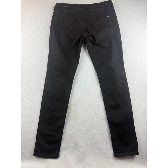Rag & Bone JEAN Women's Black Chevron Legging Pants Size 31 - Picture 4 of 11